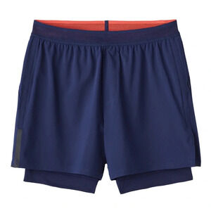 Men’s Rhone 6" Swift Short - Lined in dark blue size XXL athletic short